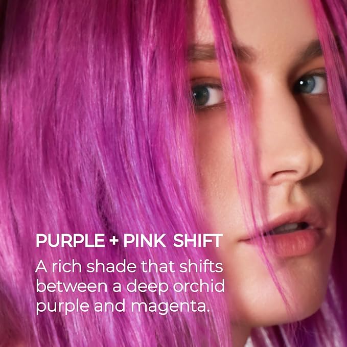 XMONDO Color Purple + Pink Shade Shift Mask – Semi-Permanent Dye with Bond Booster & Hyaluronic Acid, 8 oz