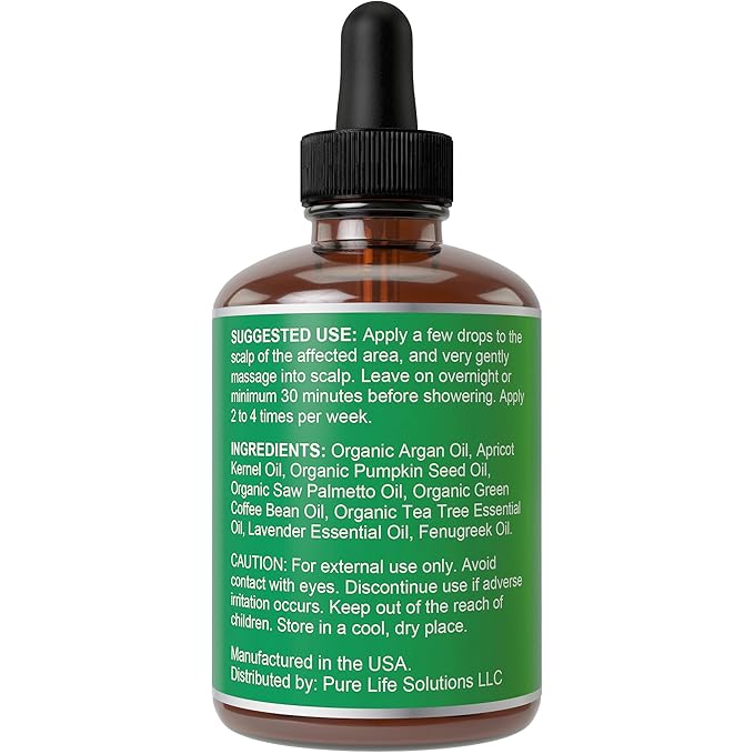 DHT Blocker for Women, Men – Strengthens & Hydrates Thinning, Dry Hair for a Healthier-Looking Scalp – Vegan & Unscented 1oz Serum