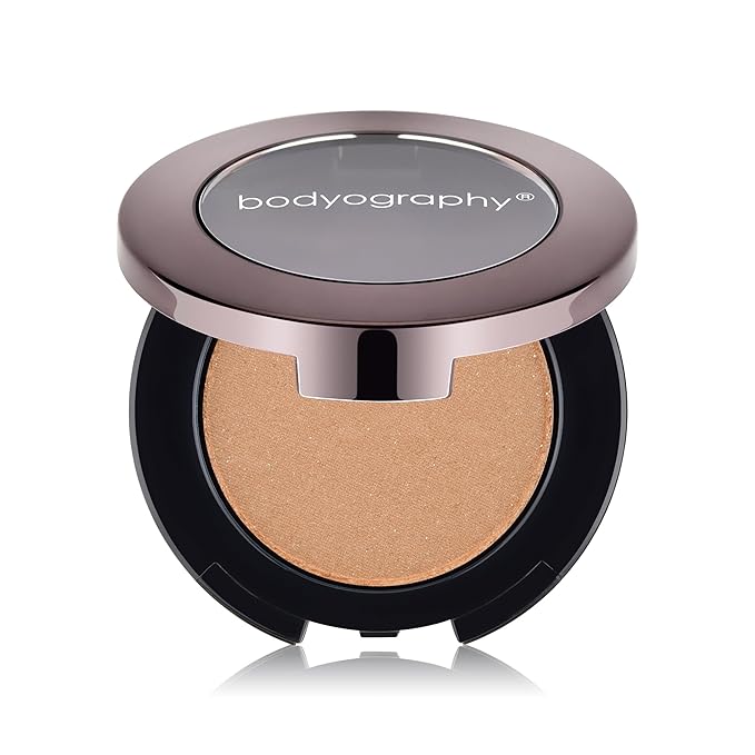Bodyography Expressions Eye Shadow – Wink (Light Gold (Glitter)) | Multi-Functional, Long-Wearing Powder for Eyes, Cheeks & Brows | Buildable, Silky Finish | Vegan, Talc-Free