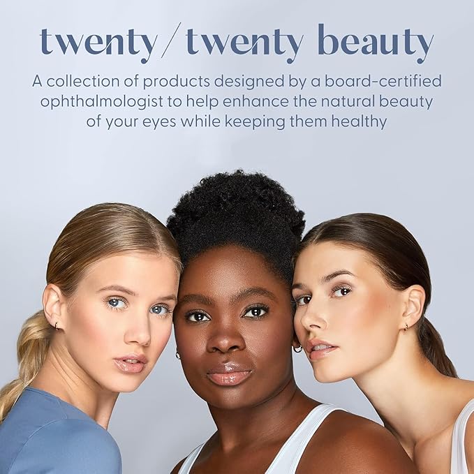 twenty/twenty beauty Visionary Eye Shadow Stick – Shimmer Cream Eye Shadow Pencil - Safe for Sensitive Eyes - Ophthalmologist Developed – Vegan, Cruelty-Free, Clean Ingredients (Love At First Sight)