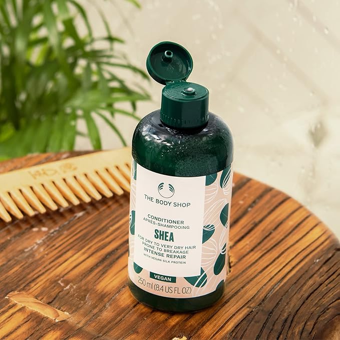 The Body Shop Shea Intense Repair Conditioner – For Dry to Very Dry Hair Prone to Breakage – Vegan – 8.4 oz