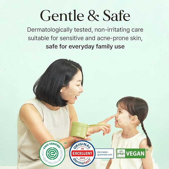 7 Relief Ampoule Pad (60 Pads) – Quick Calming & Soothing Toner Pads with 7 Herbal Blend, Moisturizing Comfort for Stressed and Sensitive Skin | Family-Friendly Vegan Korean Skincare