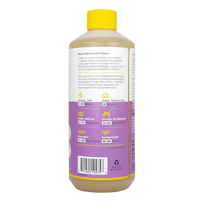 Alaffia Babies and Kids Bubble Bath, Gentle Bath Essentials for Delicate Skin, Plant-Based Formula That is Paraben & Sulfate-Free, Vegan, Calming with Long-Lasting Bubbles, Lemon Lavender 16 Fl Oz