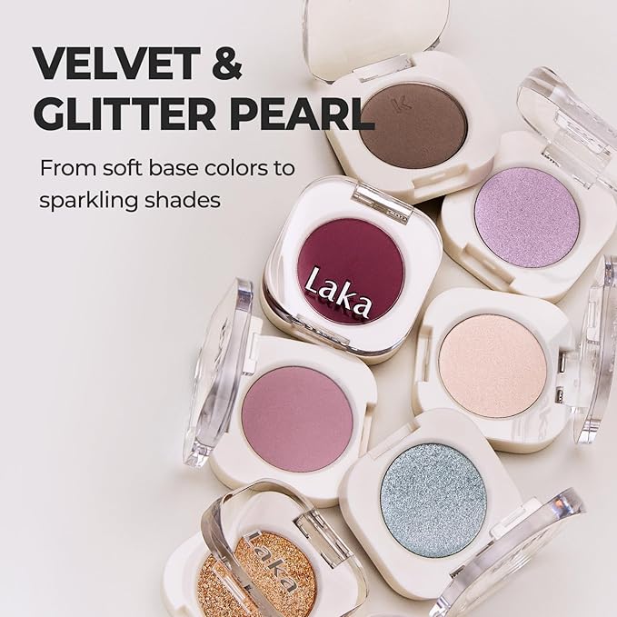 Laka Mono Single Eyeshadow, High Pigment Eye Shadow, Easy Apply, Long Lasting Color, Smooth Blendable Formula, Vegan, K-Beauty (#928 Hug)