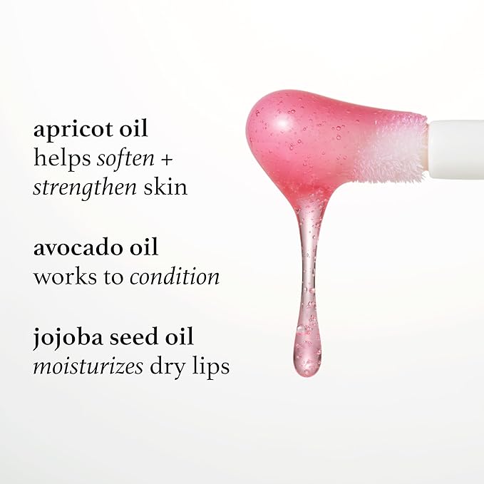 Julep So Plush Glossy Lip Oil – Hydrating Lip Tint with Apricot, Avocado & Jojoba Oils – Non-Sticky Shine, Moisturizing Lip Gloss for Soft, Nourished Lips – Vegan & Cruelty-Free (06 Rosy Glow)