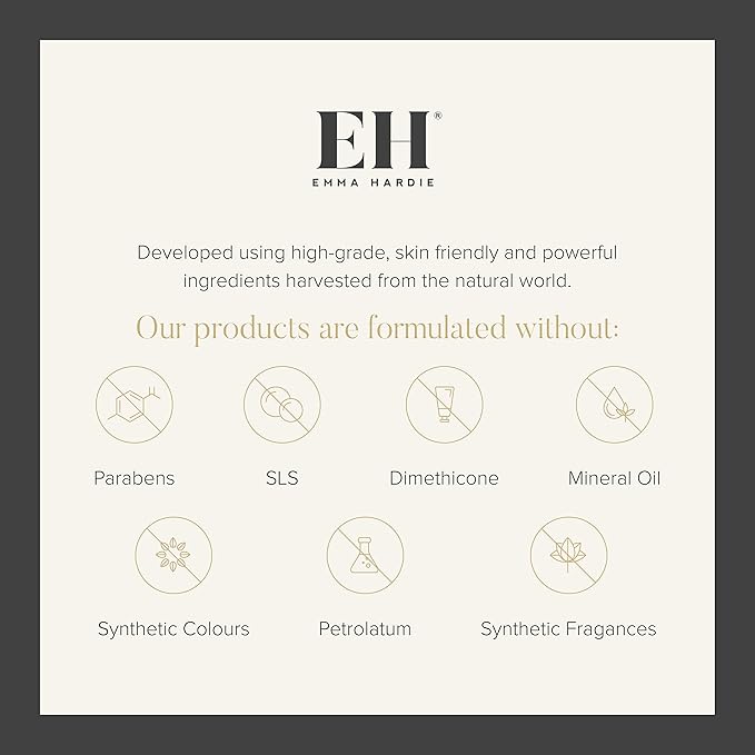 Emma Hardie 350g Moringa Luxury Body Scrub with Himalayan Pink Salt, Moringa and Sweet Almond Oil, Detoxifies and Exfoliates Skin, For All Skin Types, Vegan & Cruelty Free