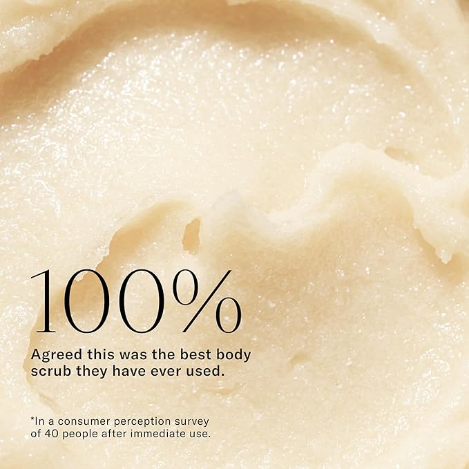 Josie Maran Argan Sugar Balm Body Scrub - Exfoliating Sugar Scrub with 100% Pure Argan Oil & Coconut Oil - Softens, Smoothes & Hydrates Dry Skin - Vegan + Cruelty Free - Vanilla Bean (10 oz)