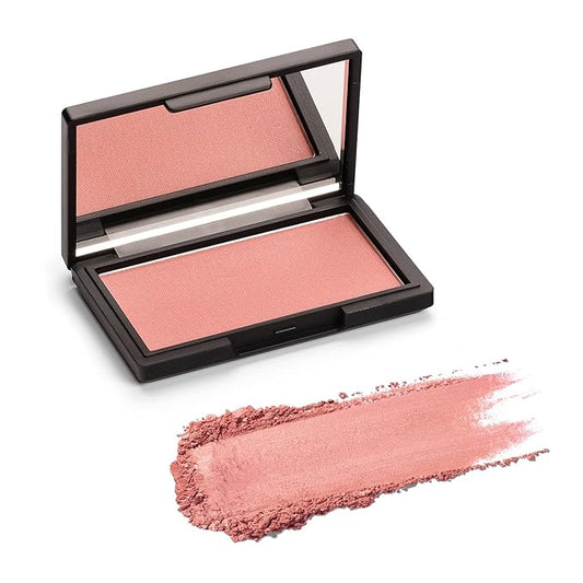 Phase Zero Makeup Powder Blusher | "Mixed Emotions" - 6.7g / 0.24 oz. | Pigmented, Buildable, Lightweight Powder Blush for a Radiant, Healthy, Natural Glow. Versatile Shades | Pink - Shimmer finish.