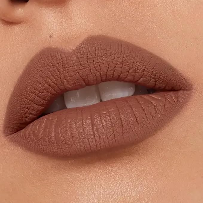 about-face Matte Fix Lip Pencil Cradled – Long-Wear, Creamy Matte Lip Liner with Hyaluronic Acid & Vitamins C & E – Vegan, Cruelty-Free, Clean Beauty – 0.042 oz (Rose Beige)