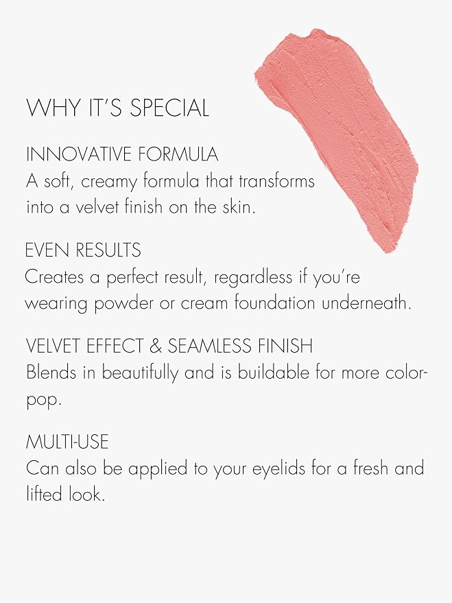 SWEED - Air Blush Cream | High Pigmented, Velvet Finish | Vegan, Cruelty-Free, Clean Beauty (Suntouch, 0.17 | 5 g)