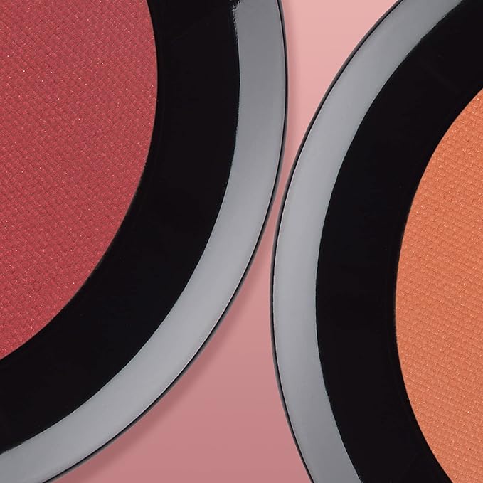 EVAGARDEN Luxury Blush - Easily Blendable Texture - Enhances Your Makeup Finish - Soft Focus Effect Visibly Reduces Fine Lines - Highlights Cheekbone and Sculpts Face - 352 Cadium Orange - 0.17 oz