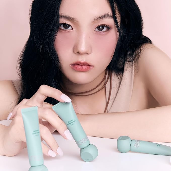 nuse Mousse Care Cheek Handy - Liquid Blush for Cheeks | Soft Color, Glowy Finish, Buildable & Watercolor Effect Blush for Natural Look | Vegan Makeup (04 Appley)