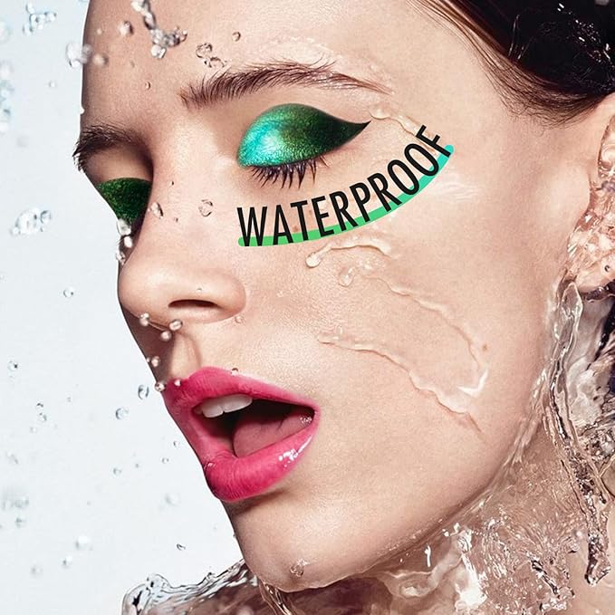 BEPHOLAN Chameleon Metallic Green Eyeliner Pencil Waterproof Gel Eye Liner Pencil Shifting Colors Glitter, Smudge Proof 24h Long-Lasting Eyeliner Pen (WILD OASIS)