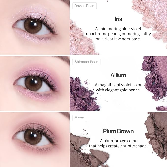 UNLEASHIA Glitterpedia Eye Palette NO.4 All of Lavender Fog