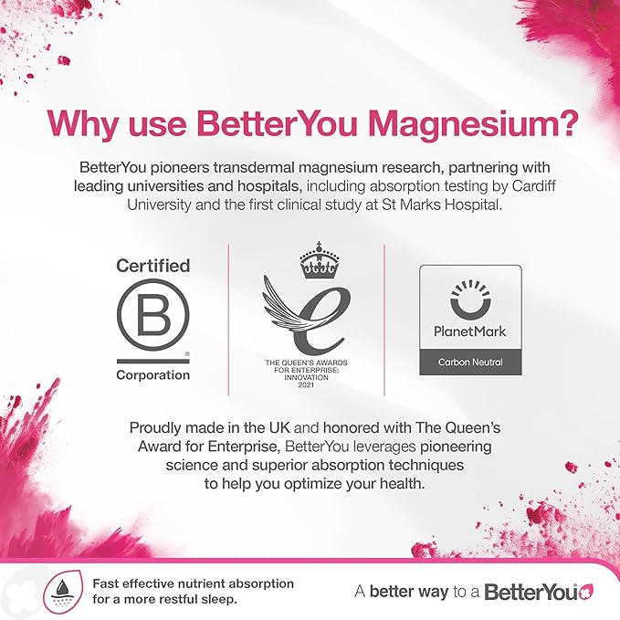 BetterYou Magnesium Sleep Mineral Bath Flakes - Mineral Bath Salts for Muscle Relaxation - Soothing Sore Muscle Soak - Natural Vegan Formula - 2.3 lb