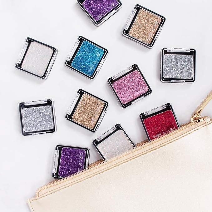 wet n wild Color Icon Eyeshadow Glitter - Ultra-Pigmented, Vitamin E Infused for a Silky-Smooth Moisturizing Application, Cruelty-Free & Vegan - Spiked