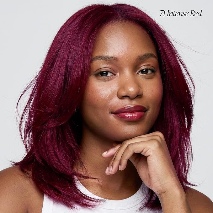 Adore Semi Permanent Hair Color (071 Intense Red) (2 Pack) | Vegan & Cruelty-Free Red Hair Dye | No Ammonia, No Peroxide, No Alcohol | 4 Fl Oz