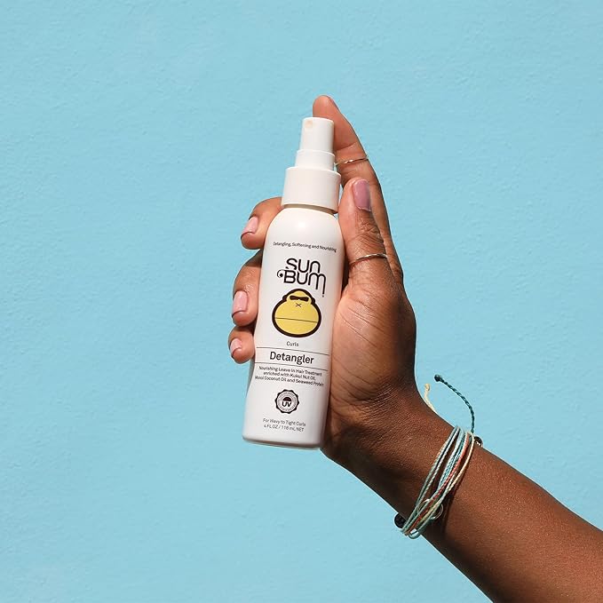 Sun Bum Curls and Waves Detangler - Prevents Dullness and Frizz - Vegan and Cruelty Free - 4 oz