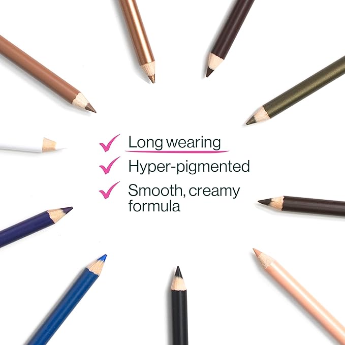 wet n wild Color Icon Kohl Eyeliner Pencil - Rich Hyper-Pigmented Color, Smooth Creamy Application, Long-Wearing Matte Finish Versatility, Cruelty-Free - Simma Brown Now!