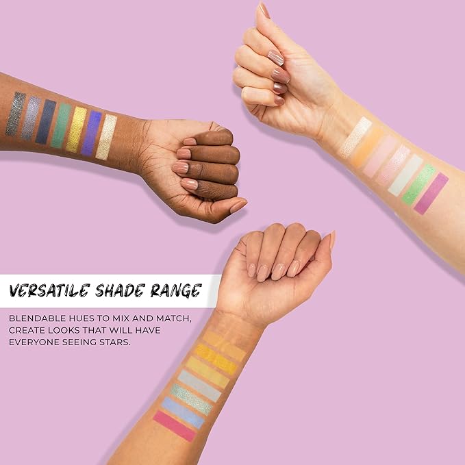 Profusion Cosmetics Dreamscape 21 Shade Eyeshadow Palette and Brush, Unlock Your Stellar Style and Achieve Eye Catching Radiant Eyes, Dive into Infinite Shades and Get Galactic Glamour