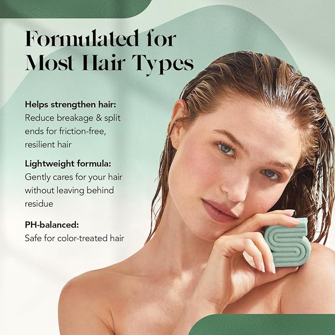 Kitsch Rosemary & Biotin Shampoo Bar - For Hair Growth, Strengthening, Thickening & Volumizing Shampoo for Women and Men - Free of Parabens, Sulfates & Silicones - Made in USA - 3.2 oz (Pack of 2)