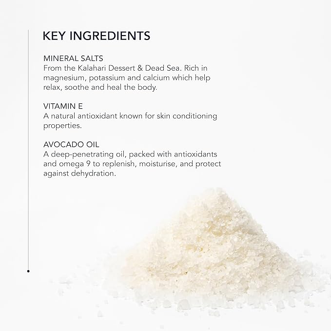 OLVERUM - Natural Bath Salts | Clean Beauty Mineral Soak with Dead Sea Salt, Vegan, Cruelty-Free (7.1 oz)