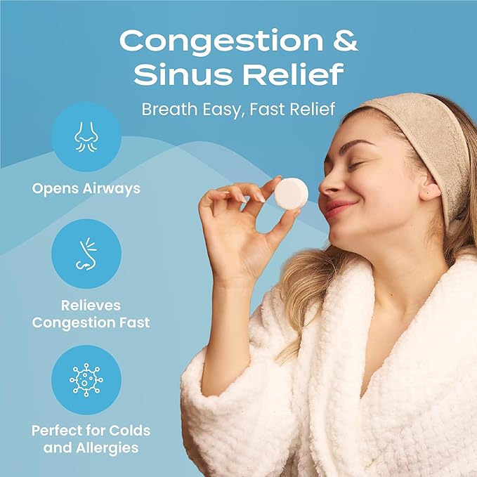 Body Restore Shower Steamers Aromatherapy 30 Pack – Birthday Gifts for Women, Men, Easter Basket Stuffers, Stress Relief, Relaxation, Self Care – Collector’s Box