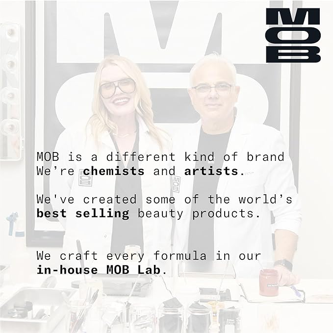 MOB Beauty Cream Clay Eyeshadow M88 – Softest Dusty Pink | Skincare-Infused, Vegan, Blendable Cream-to-Velvet Finish, Buildable Pigment, Clean Eyeshadow in Sustainable, Biodegradable Compact