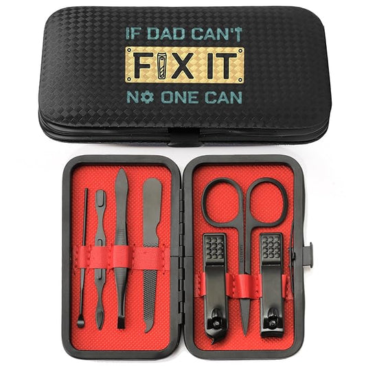 Christmas Gifts for Dad,Dad Christmas Gifts Stocking Stuffers from Daughter Son Birthday Funny Presents Valentines Day Father's Father Day Gift Nail Clippers Manicure Kit for Men Pedicure Tools