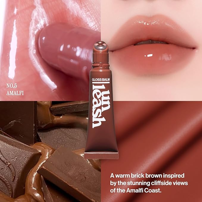 [Unleashia] Sunset Dazzle Gloss Balm #LIp Balm #Gloss Balm #Lip Care #Lip Cosmetic (No.5 Amalfi)