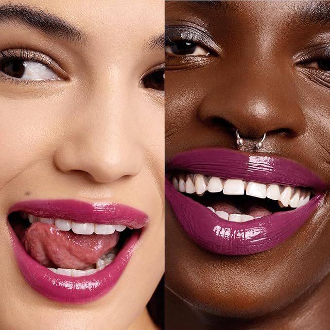 about-face Cherry Pick Lip Color Butter – High-Shine, Hydrating Lip Balm with Pomegranate Flower Extract & Cherry Butter – Vegan, Cruelty-Free, Clean Beauty – 0.06 oz (Berry Smash – Spring Violet)
