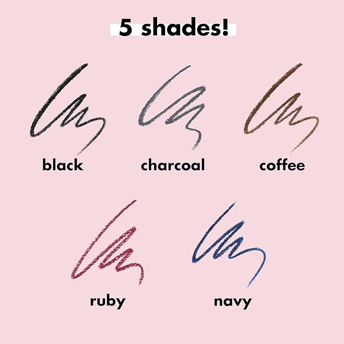 e.l.f. No Budge Retractable Eyeliner, Creamy, Ultra-Pigmented & Waterproof, Creates Bold & Defined Lines, Vegan & Cruelty-Free, Black