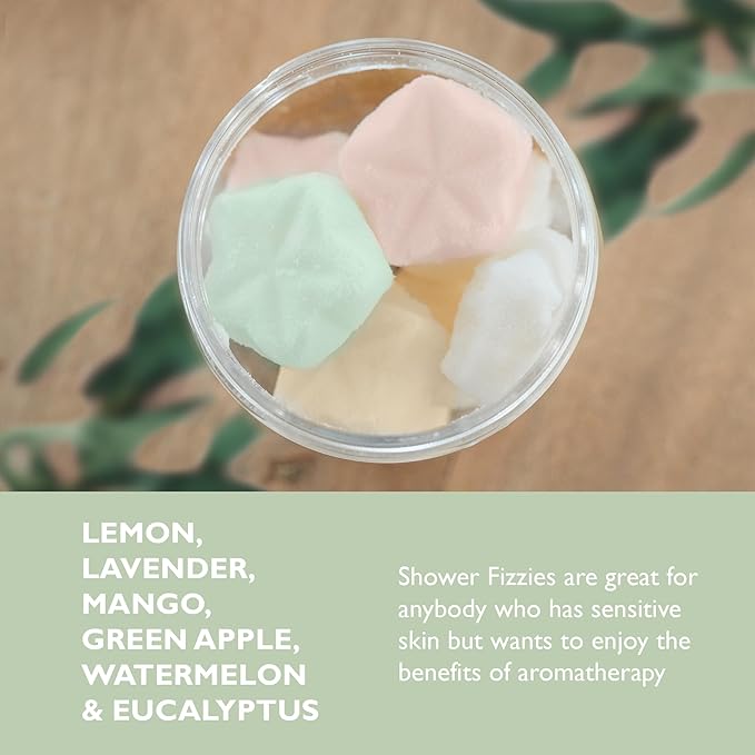Marbela Variety Pack Shower Fizzies Aromatherapy – 12 pcs Multi-Scent Shower Steamers for Men and Women, Handmade Vegan Bath Essentials, Aromatherapy Steamers, Home Spa Experience, Long-Lasting Aroma