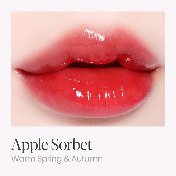 Espoir Couture Lip Tint Glaze #1 Apple Sorbet | Volumizing Lip Stain with Juicy Texture, Long-Lasting & Vibrant Colors, Moisturizing & Hydrating, Glossy Formula, Vegan, Korean Makeup, 0.14 oz