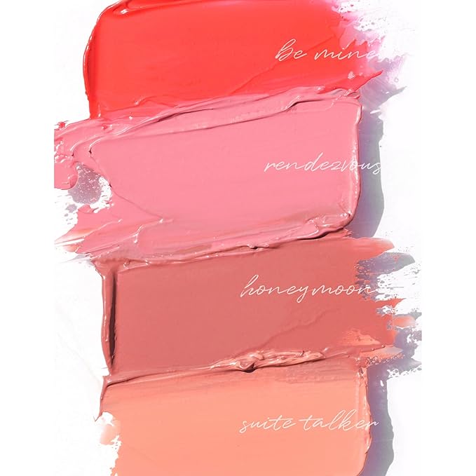 "Wander Beauty Double Date Lip and Cheek - Honeymoon/Swipe - 4-in-1 Cream Blush & Lip Tint - Blush, Lip Moisturizer, Lip Balm, & Eye Gloss - Multitasking Eye, Cheek, and Lip Makeup With Green Tea"
