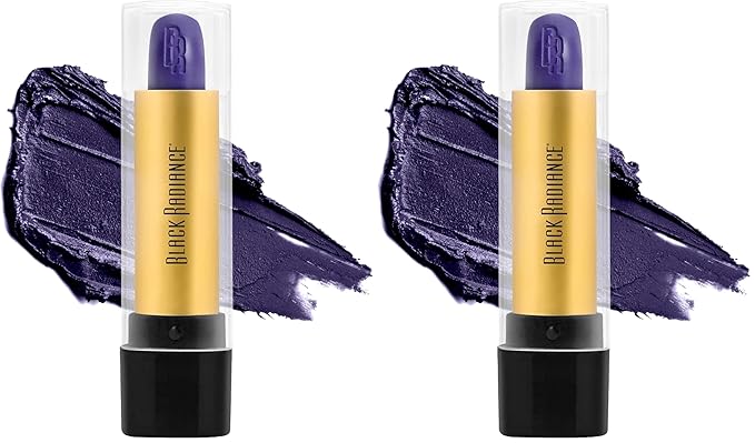 Black Radiance Perfect Tone Lipstick Lip Color Purple Madness (Pack of 2)