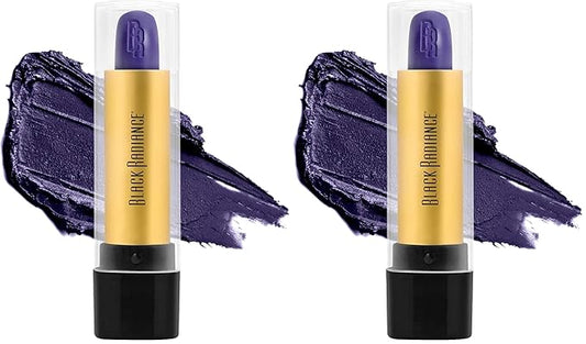 Black Radiance Perfect Tone Lipstick Lip Color Purple Madness (Pack of 2)