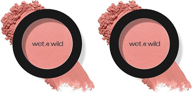 wet n wild Color Icon Blush, Effortless Glow & Seamless Blend infused with Luxuriously Smooth Jojoba Oil, Sheer Finish with a Matte Natural Glow, Cruelty-Free & Vegan - Nudist Society(Packaged)