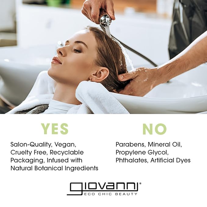 GIOVANNI More Body Hair Thickener - Volumizing Styling Gel, Hair Thickener, Plumps Hair, Seals Split Ends, Adds Shine, Paraben-Free, Color Safe, Natural Botanical Ingredients - 6.8 oz (3 Pack)