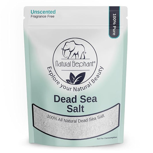 Natural Elephant Dead Sea Bath Salt | 10 Pound Bag (160oz) | 100% Natural and Pure| Coarse Grain | Ideal for Baths and Soaks