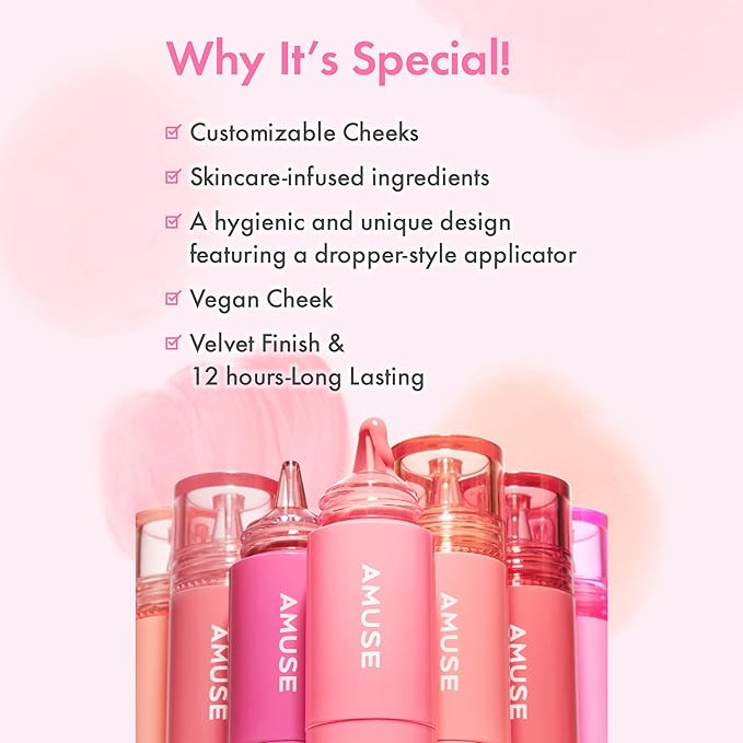 Amuse SEOUL Cheek Tok Tok Liquid Blush (02 Ballerina Tok)