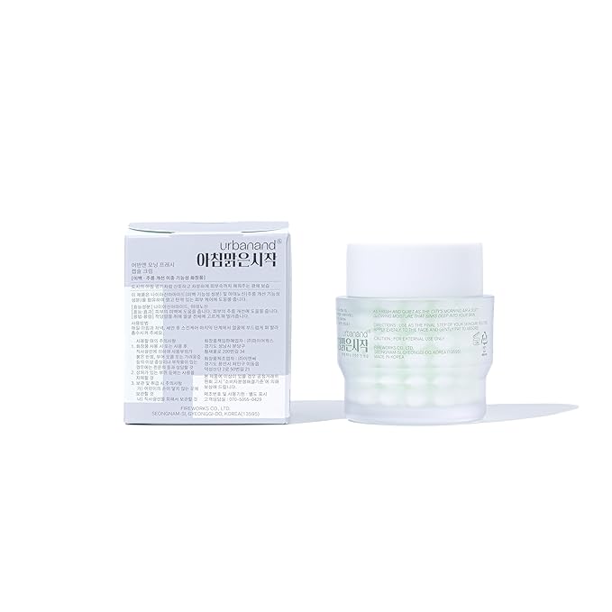 URBANAND Morning Fresh Capsule cream, Vegan Skin Care, Face Moisturizer for Skin Radiance, Lighgtweight gel for Glow Hydration, Korean Skin Care (5.07 fl oz.)