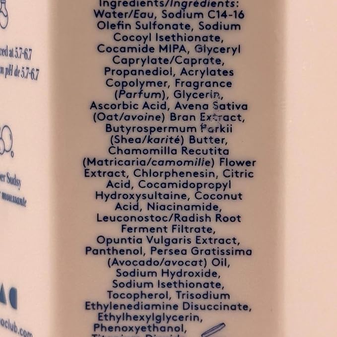 Athena Club Super Bloom Creamy Body Wash, Vegan, pH Balanced, Sulfate-Free, Vitamin-Enriched