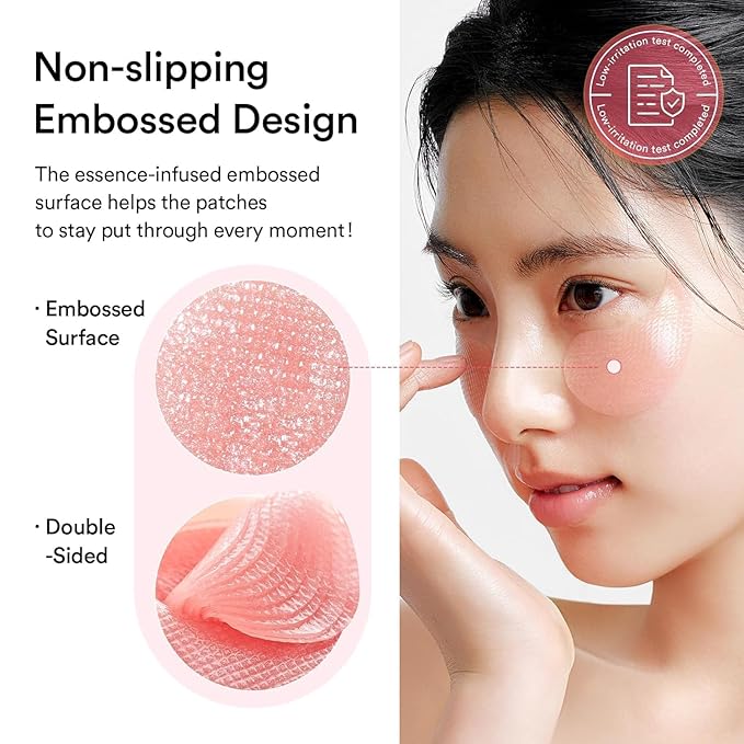 Abib PDRN Retinal Eye Patch, Hydrogel Masks for Dark Circles, Puffiness, Fine Lines, 60 Patches, 84g, with Niacinamide, K-Beauty Skincare