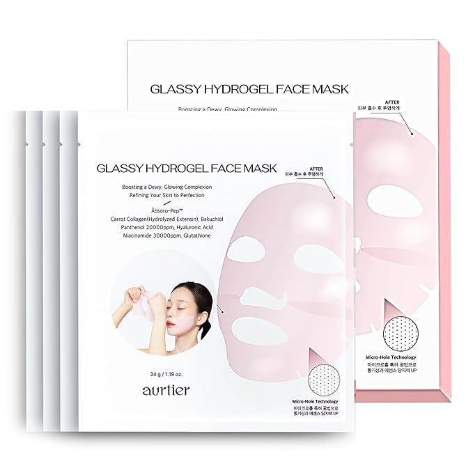 Deep Collagen Overnight Mask for Glass Skin, Hydrating Mask, Dewy Plump, Firming, Pore minimizer for face, Wrinkle Care, Moisturizer Korean Skin Care 4ea