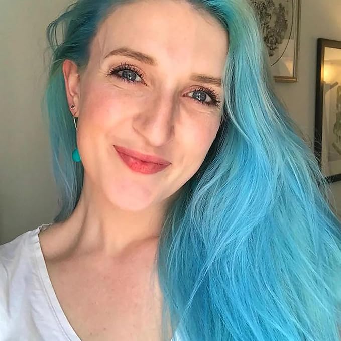 Overtone Semi Permanent Hair Color Conditioner, Pastel Teal, 8 oz, Nourishing, Damage-Free, Color Depositing Mask for All Hair Types with Shea Butter & Coconut Oil, Vegan & Cruelty-Free