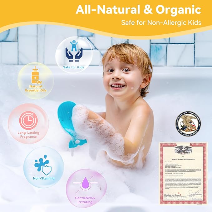 Easter Bath Bombs with Surprise Inside: 9 Pcs Natural Organic Egg Bunny Shaped Basket Stuffers for Kids Girls Boys Bubble Bathbombs Fruit Scented Spa Birthday Gift Set Party Favors Children Prize