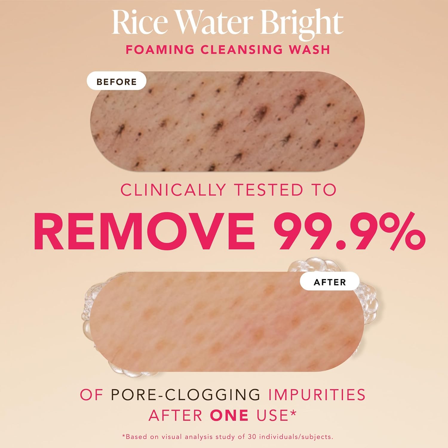 Revitalize Your Skin: Rice Water Bright Double Cleansing Duo Set - Hydrating Vegan Cleanser & Pore Control Oil for Radiant Complexion