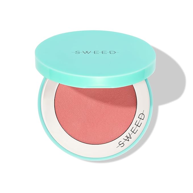 SWEED - Air Blush Cream | High Pigmented, Velvet Finish | Vegan, Cruelty-Free, Clean Beauty (Cheeky, 0.17 oz | 5 g)