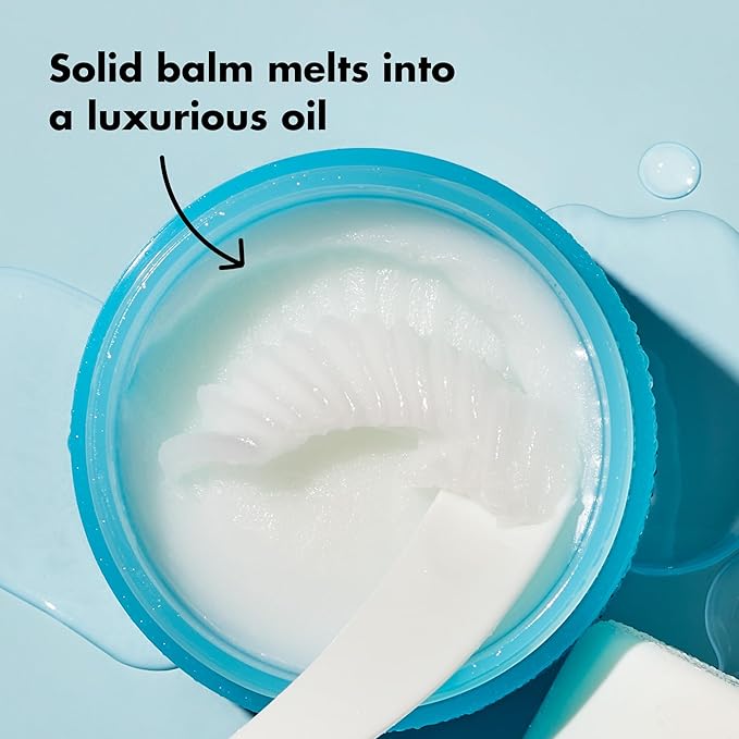 e.l.f. SKIN Mini Holy Hydration! Makeup Melting Cleansing Balm,Face Cleanser & Makeup Remover,Infused with Hyaluronic Acid to Hydrate Skin,0.45 Oz,(Pack of 2)